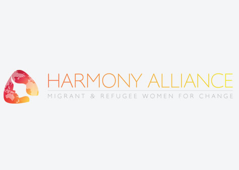Harmony alliance - migrant and refugee women for change logo